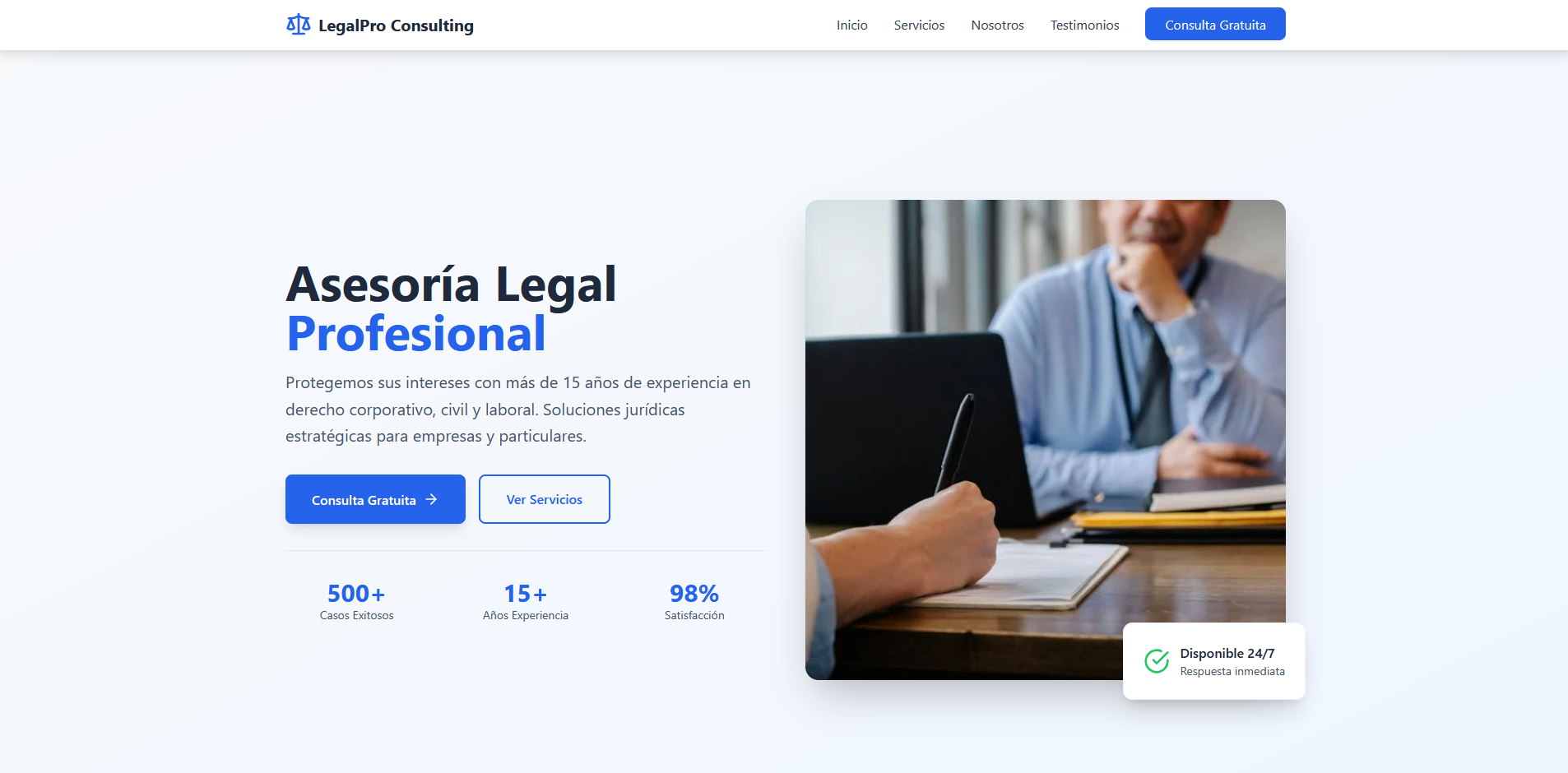 Web Consultoría Legal
