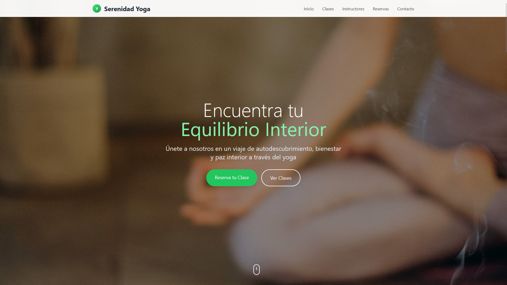 Web Estudio de Yoga